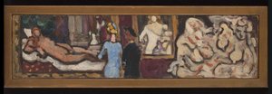 Studie podle Tizianovy Venuše z Urbina a Flóry, vytvořené během výstavy "Italské umění" v Petit Palais, jaro a léto 1935 (olej na kartonu) od Louis Valtat