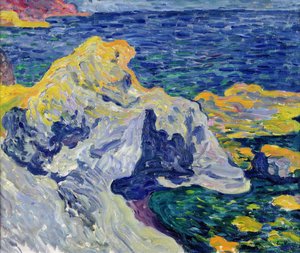 The Rocks at Antheor (Var) 1900 (olej na plátně)