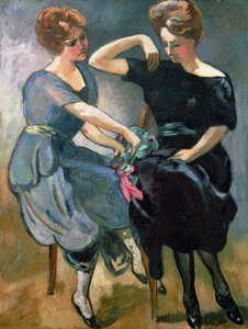 Dvě sestry, kolem roku 1912 (olej na plátně) od Louis Valtat