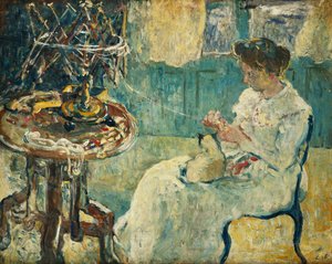 Žena s navijákem; Žena s navijákem od Louis Valtat