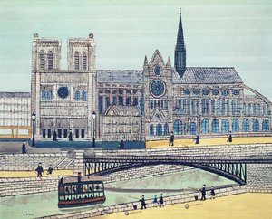 Notre-Dame (jižní strana), kolem roku 1933