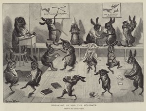 Rozchod na prázdniny od Louis Wain