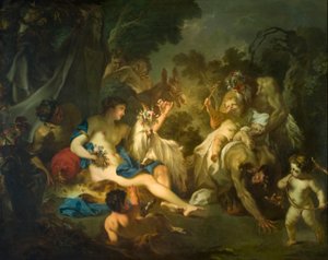 The Infancy of Bacchus, c.1700-10 (olej na plátně)