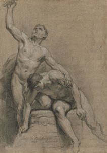 Dva mužské akty, 1710.