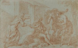 Sokrates bere Poison Cup od Louis de Boullogne the Younger