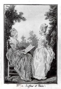 Madame la Comtesse de Boufflers a Thérèse, polovina 60. let 18. století.