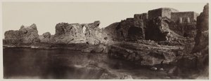 Kaalat el Athlit, Sýrie, Pohled z moře, 1859.