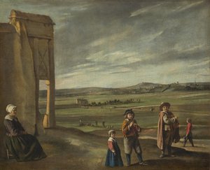Krajina s rolníky, c. 1640. od Louis le Nain