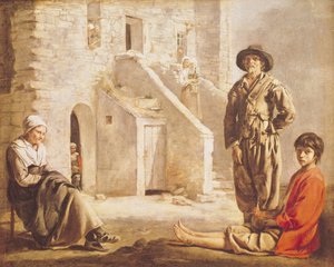 Rolníci před svým domem, c.1641
