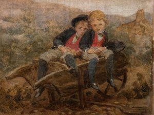 Sketch Of The Hons. Dudley a Archie Hamilton Gordon, 1890.