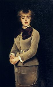 Portrét herečky Jeanne Samary, 1879.