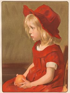Dívka s pomerančem od Louise Breslau