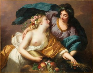 Mír přináší zpět hojnost Mír přináší zpět hojnost, 1780. od Elisabeth Louise Vigee Lebrun