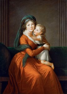 Portrét princezny Alexandry Golitsyny se svým synem Pyotrem, 1794. od Elisabeth Louise Vigee-Lebrun