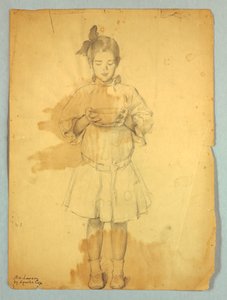 Dívka s mísou od Louise Howland King Cox