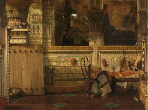 Egyptská vdova od Lourens Alma Tadema