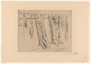 poražená prasata od Lovis Corinth (signed by artist)