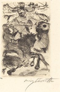 Adhba die Kamelin Adhba velbloud, 1919. od Lovis Corinth