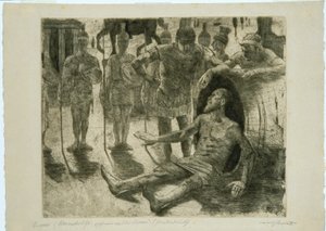 Alexander a Diogenes od Lovis Corinth