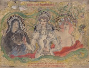 Alegorie k básni od Lovis Corinth