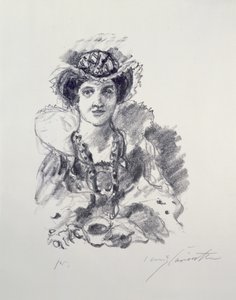 Anna Boleynová během turnaje od Lovis Corinth
