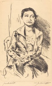 Anneliese Halbe, 1918. od Lovis Corinth