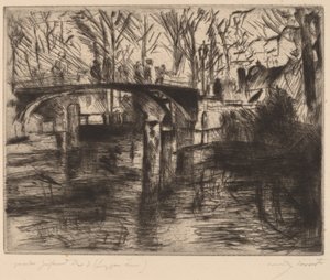 Z Tiergarten (Z Tiergarten) od Lovis Corinth