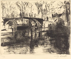 Pohled na Tiergarten od Lovis Corinth