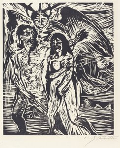 Expulsion from Paradise (The Expulsion from Paradise) od Lovis Corinth