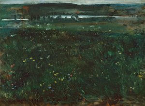 U Unterschäftlarnu na řece Isar od Lovis Corinth