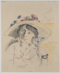 Portrét manželky umělce, Charlotte Berend-Corinthové od Lovis Corinth