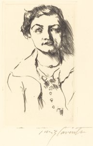 Portrét mladé ženy - Anneliese Halbe, 1918. od Lovis Corinth