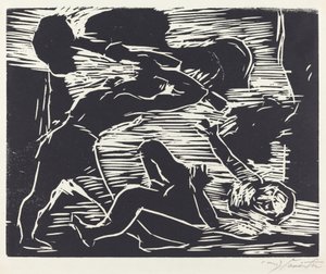 Bratrovražda Kaina a Abela, 1919. od Lovis Corinth