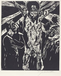 Kristus na kříži Ukřižování, 1919. od Lovis Corinth