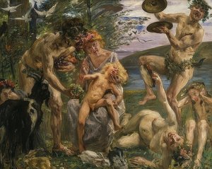 Zeusovo dětství. 1905-1906 od Lovis Corinth