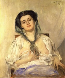 Těhotná žena od Lovis Corinth