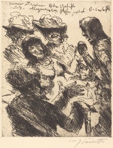„Tvář hezké dívky je jako slunce“ od Lovis Corinth