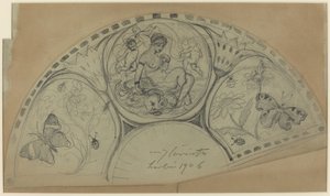 Fan Design [recto], pravděpodobně 1906. od Lovis Corinth