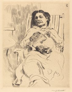 Žena s vyšíváním, 1912. od Lovis Corinth