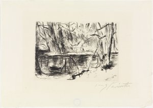 V Tiergartenu od Lovis Corinth