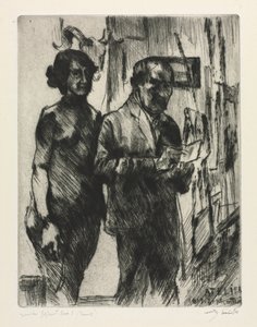 Ve studiu od Lovis Corinth