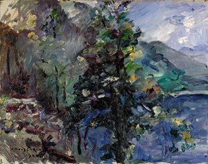 Jochberg u jezera Walchensee od Lovis Corinth