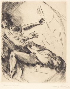 Joseph und Potiphars Weib I (Joseph a Potifarova manželka I) od Lovis Corinth