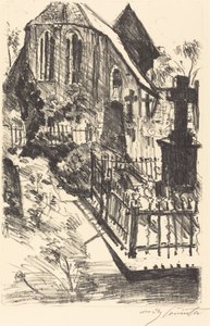 Kirchhof (hřbitov) od Lovis Corinth