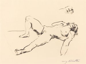 Ležící ženský akt II od Lovis Corinth