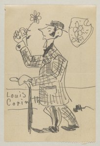 Lovis Corinth a Carl Strathmann od Lovis Corinth