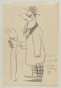 Lovis Corinth a Carl Strathmann od Lovis Corinth