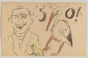 Lovis Corinth Carlu Strathmannovi: pohlednice, razítko 11. září 1916 od Lovis Corinth