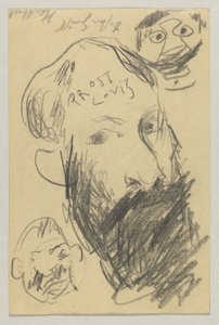 Lovis Corinth Carlu Strathmannovi: pohlednice, razítko 12. prosince 1902 od Lovis Corinth