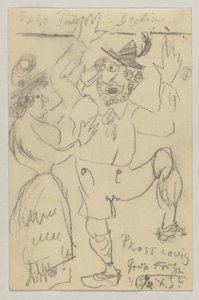 Lovis Corinth Carlu Strathmannovi: pohlednice, razítko 25. února 1904 od Lovis Corinth
